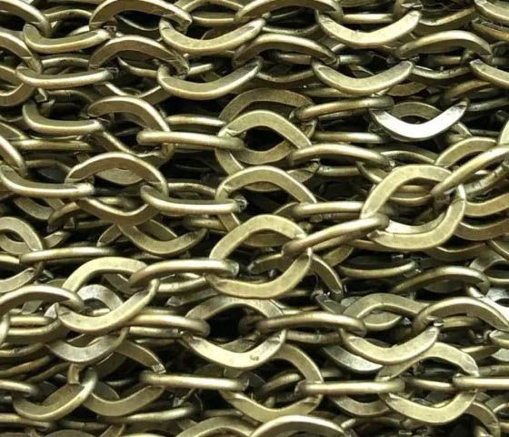 Ланцюжок Якір, 5х7х0,5мм, колір бронза, довжина 50см (9774) 97721 фото