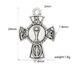 Кулон Хрест Чаша Евхаристия, 24мм, колір срібло (2311) 2311 фото 4