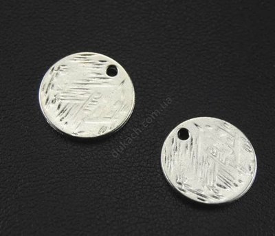Монета Млинець, 15мм, колір срібло (8609) 8609 фото