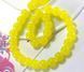 Намистина, 6мм, жовто-лимонна акварель, матова, акрил (2922) 2922 фото 1