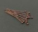 Пін з кулькою, 4см, колір мідь (60071) 60071 фото 1