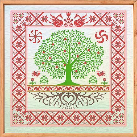 Схема для вишивки Оберіг Родове дерево (жіноче) (OB-40144) 40144 фото