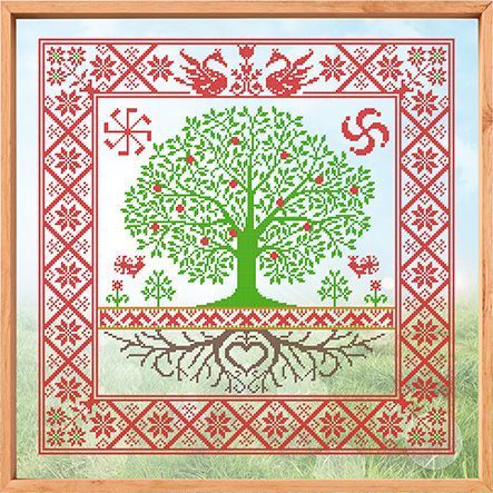 Схема для вишивки Оберіг Родове дерево (жіноче) (OB-40144) 40144 фото