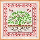 Схема для вышивки Оберег Родовое дерево (мужское) (OB-40142) 40142 фото