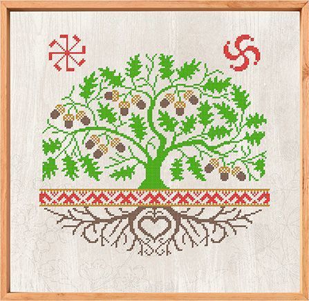 Схема для вишивки Оберіг Родове дерево (чоловіче) (OB-40145) 40145 фото