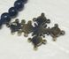 Зґардовий хрестик Зоря, 43х32мм, латунь (18633) 18633 фото 3