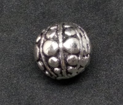 Намистина Балі Кульки, 10мм, срібло античне (5708) 5708 фото