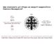Кулон-монета Святий Бенедикт Cspb, Ажурний, 21мм, срібло античне (6890) 6890 фото 2