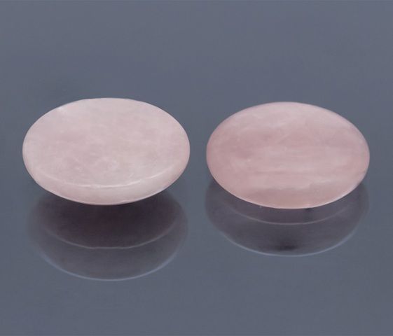 Кабошон Кварц розовый, d=16 мм (4568) 4568 фото