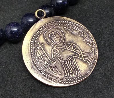 Кулон-монета Срібляник Святополка (Петор), 30мм, бронза антична (44832) 44832 фото