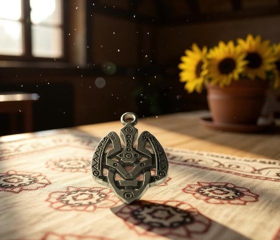Кулон зґард Тризуб-Сокіл, 30х20мм, латунь (30883) 30883 фото