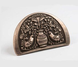 Кулон Дукач Колодец, 36х56мм, бронза античная (26842) 26842 фото