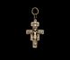 Кулон Хрест Розп'яття, 47мм, бронза антична (7436)  7436 фото 3