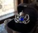 Бант для дукача Корона Діамант, 33х37мм, срібло античне (29111) 29111 фото 4
